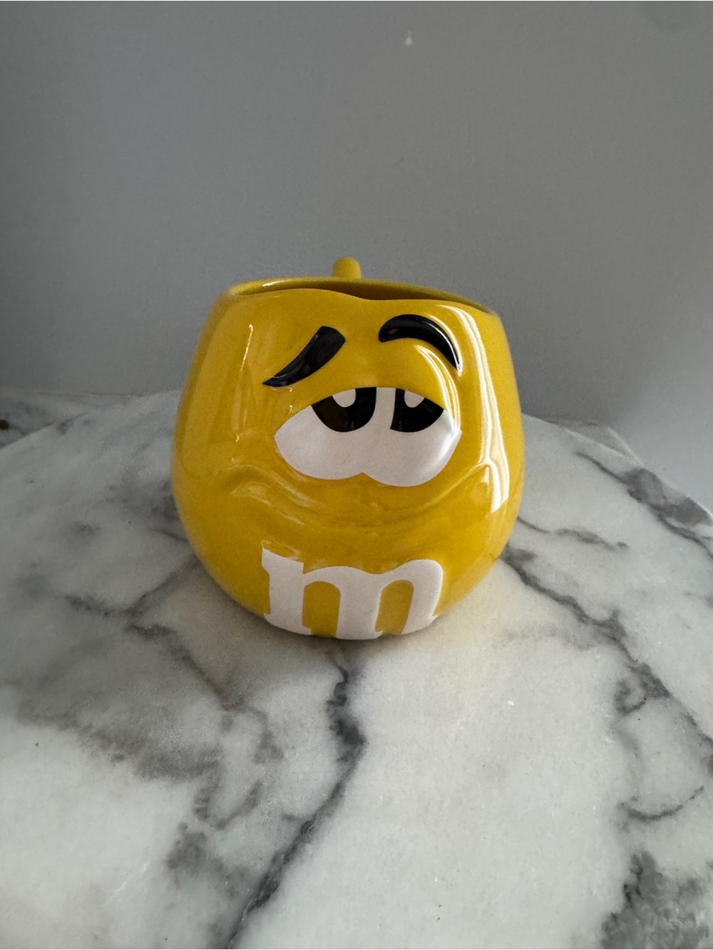 M&M'S Yellow World Character Face Ceramic Mug